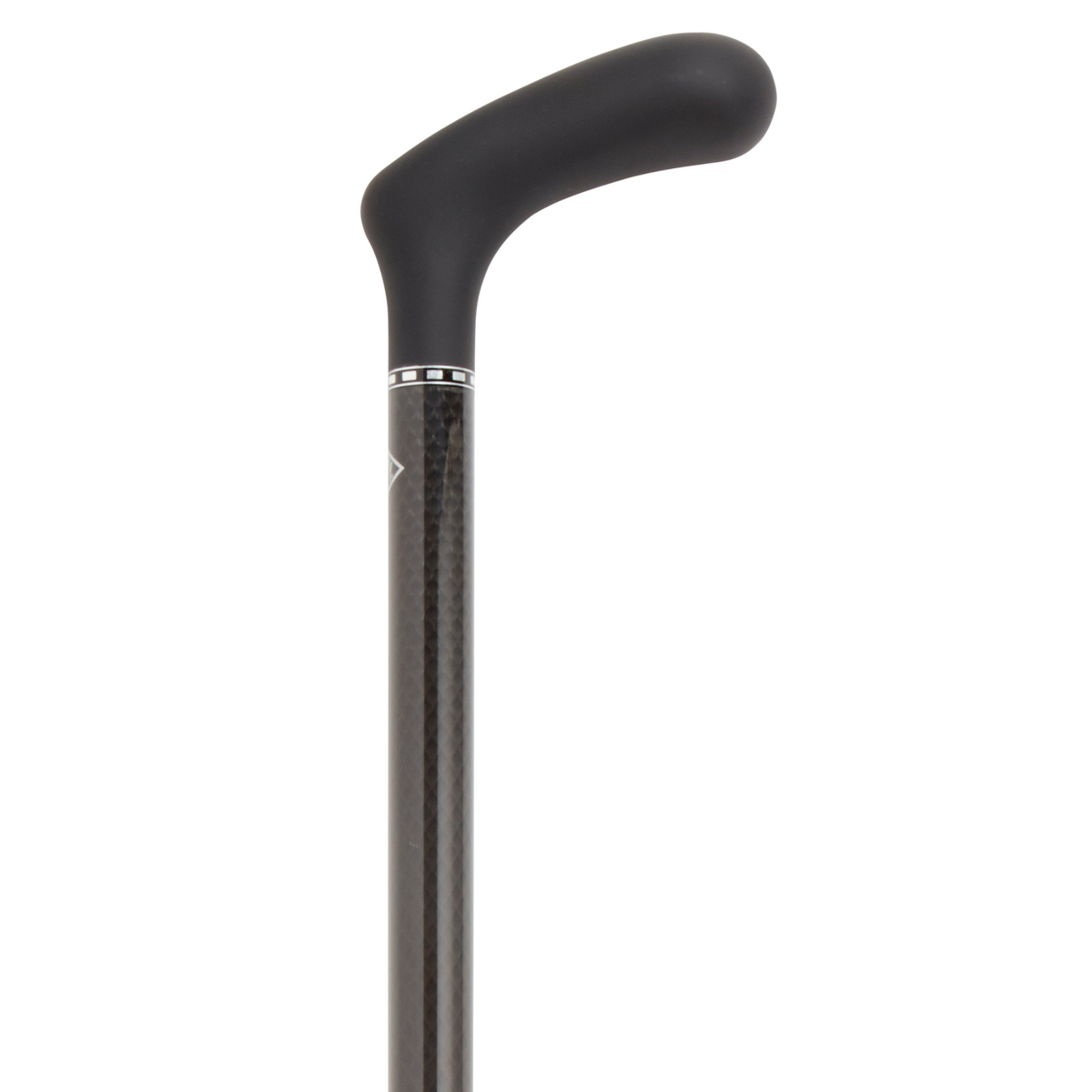 Ergomaster Carbon Fiber Walking Cane with Adjustable Soft Grip Black - Tophatter Daily Deals