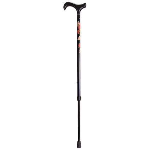 Summer Rose Carbon Fiber Adjustable Derby Cane – 31–37 Inches - Tophatter Daily Deals