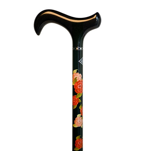 Summer Rose Carbon Fiber Adjustable Derby Cane – 31–37 Inches - Tophatter Daily Deals