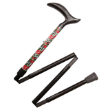 Rose Garden Carbon Fiber Folding Cane, Adjustable & Lightweight - Tophatter Daily Deals