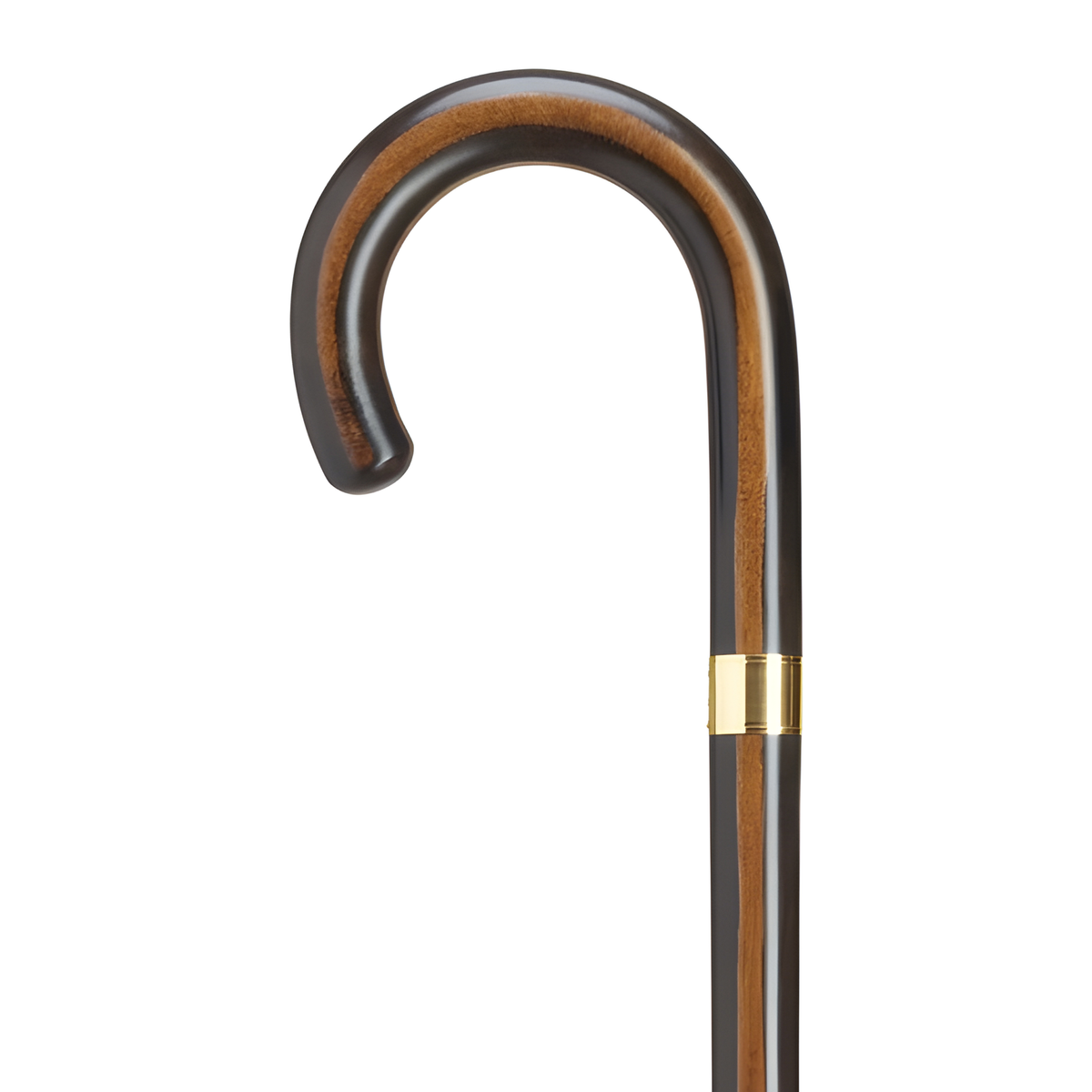 Francais Tourist Cane-Gold Plate Band - Tophatter Daily Deals