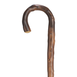 Men's German Chestnut Cane, Crook Handle, 36, Spike Ferrule - Tophatter Daily Deals