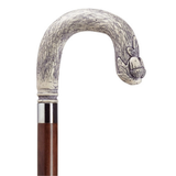 Scrimshaw Acorn Crook Walking Cane Walnut - Tophatter Daily Deals
