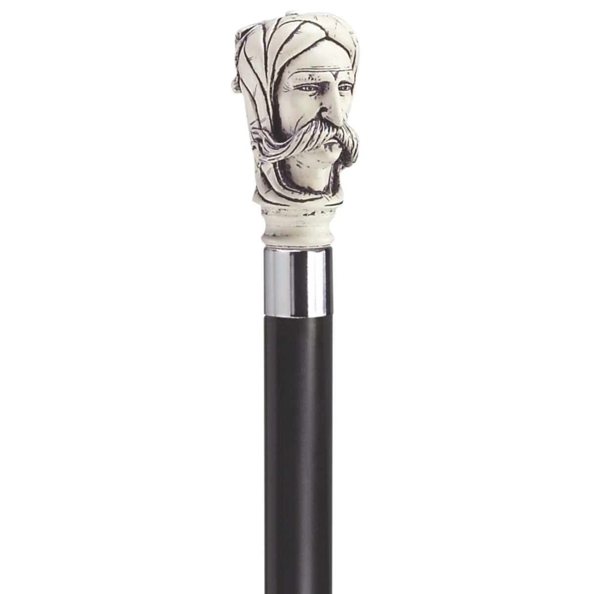 Scrimshaw Afghan Man Cane Black - Tophatter Daily Deals
