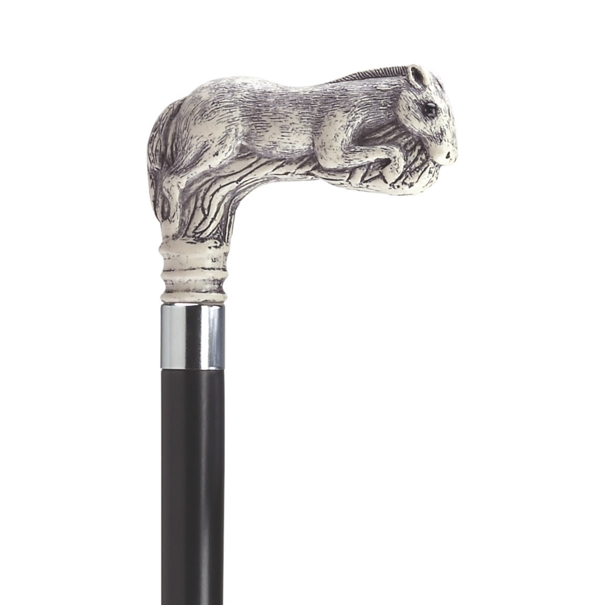 Scrimshaw Running Horse Walking Cane Black - Tophatter Daily Deals