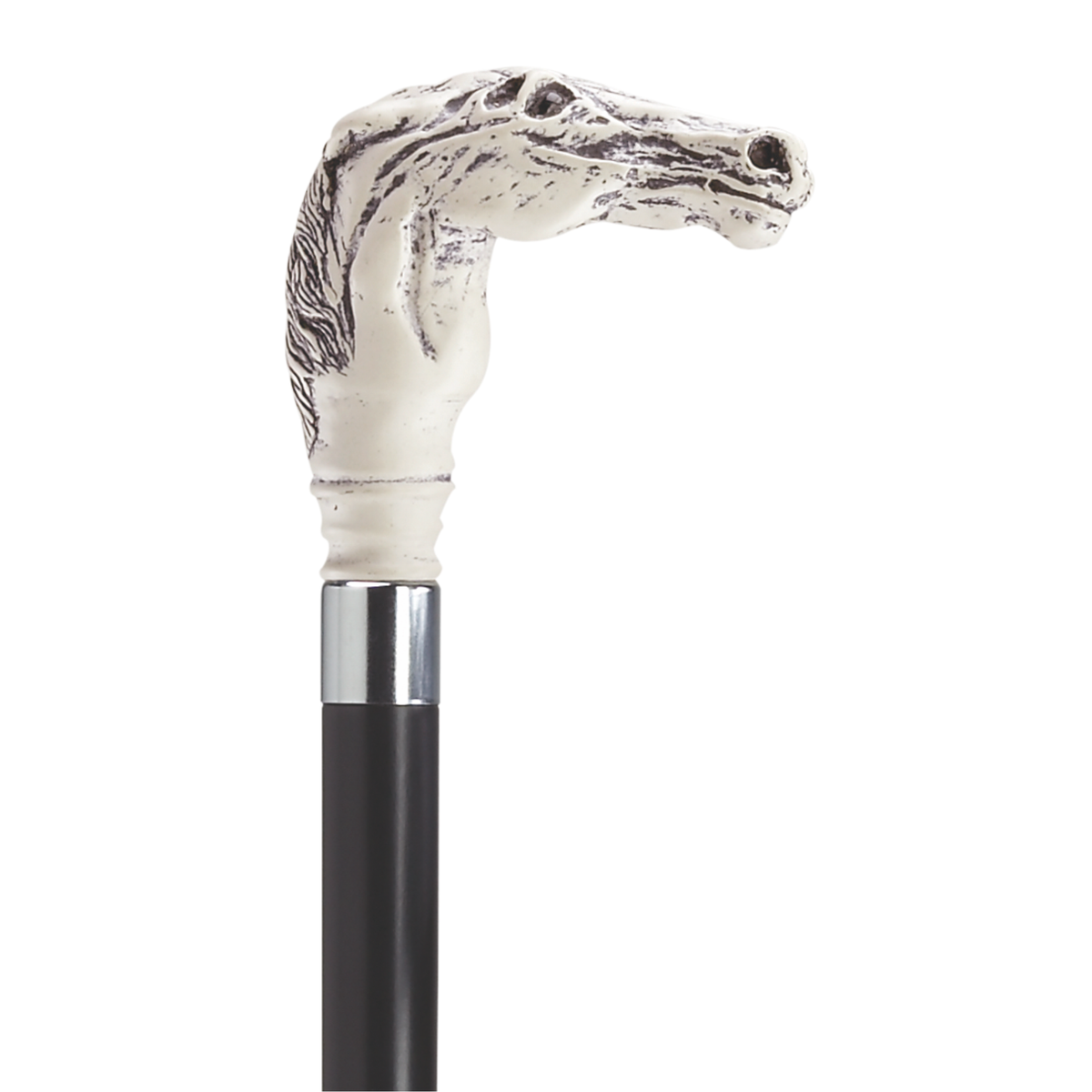 Scrimshaw Racehorse Walking Cane Black - Tophatter Daily Deals