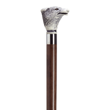 Scrimshaw Fox Head Walking Stick Walnut - Tophatter Daily Deals