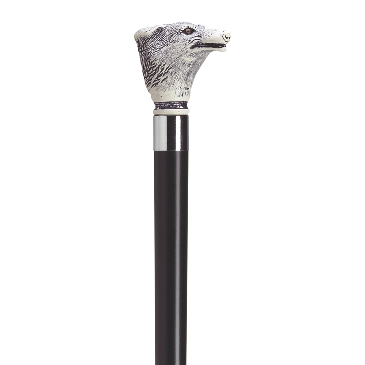 Scrimshaw Fox Head Walking Stick Black - Tophatter Daily Deals