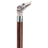 Scrimshaw Whippet Walking Cane Walnut - Tophatter Daily Deals
