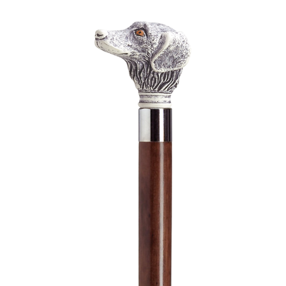 Scrimshaw Retriever Walking Cane Walnut - Tophatter Daily Deals
