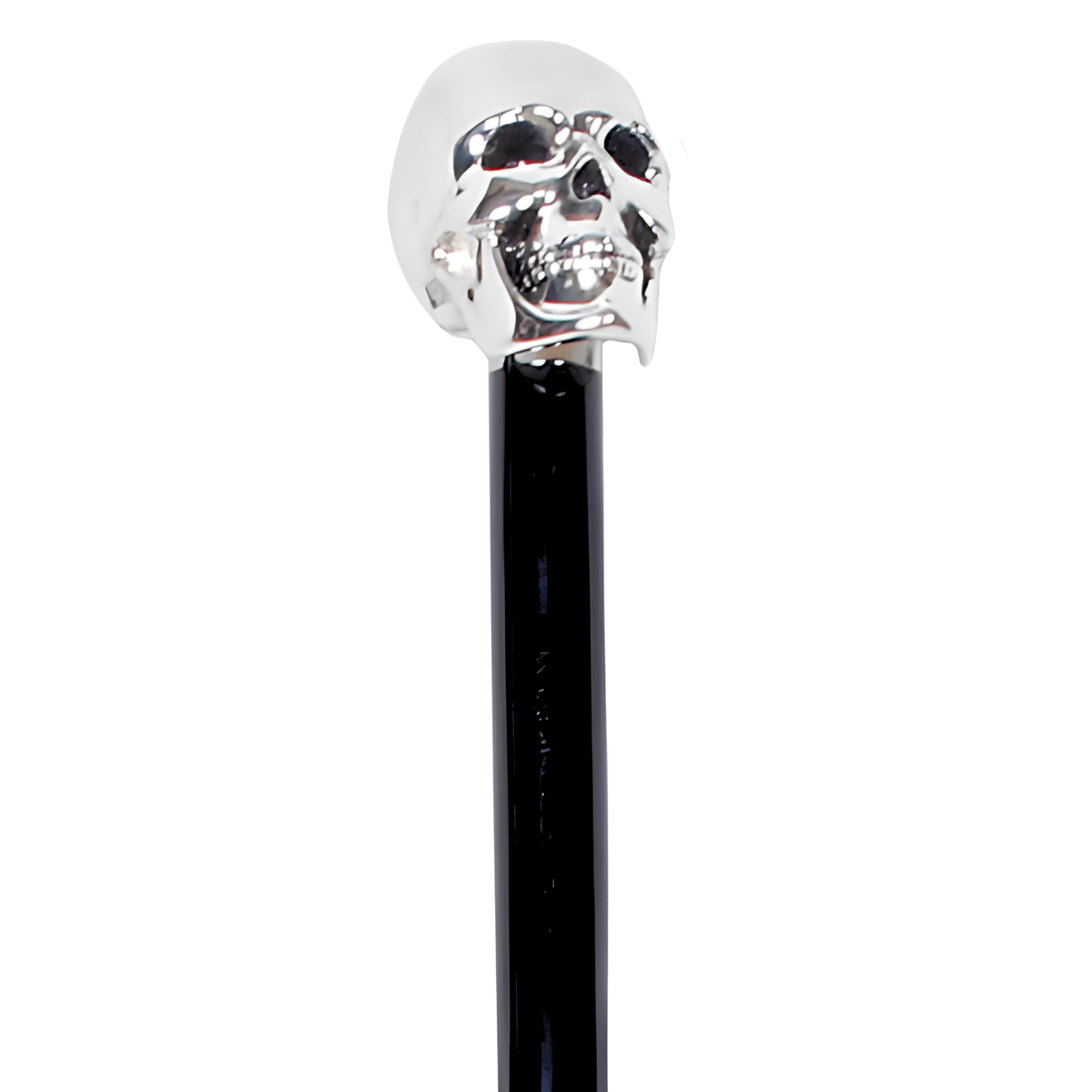 Gothic Silver Skull Cane - Tophatter Daily Deals