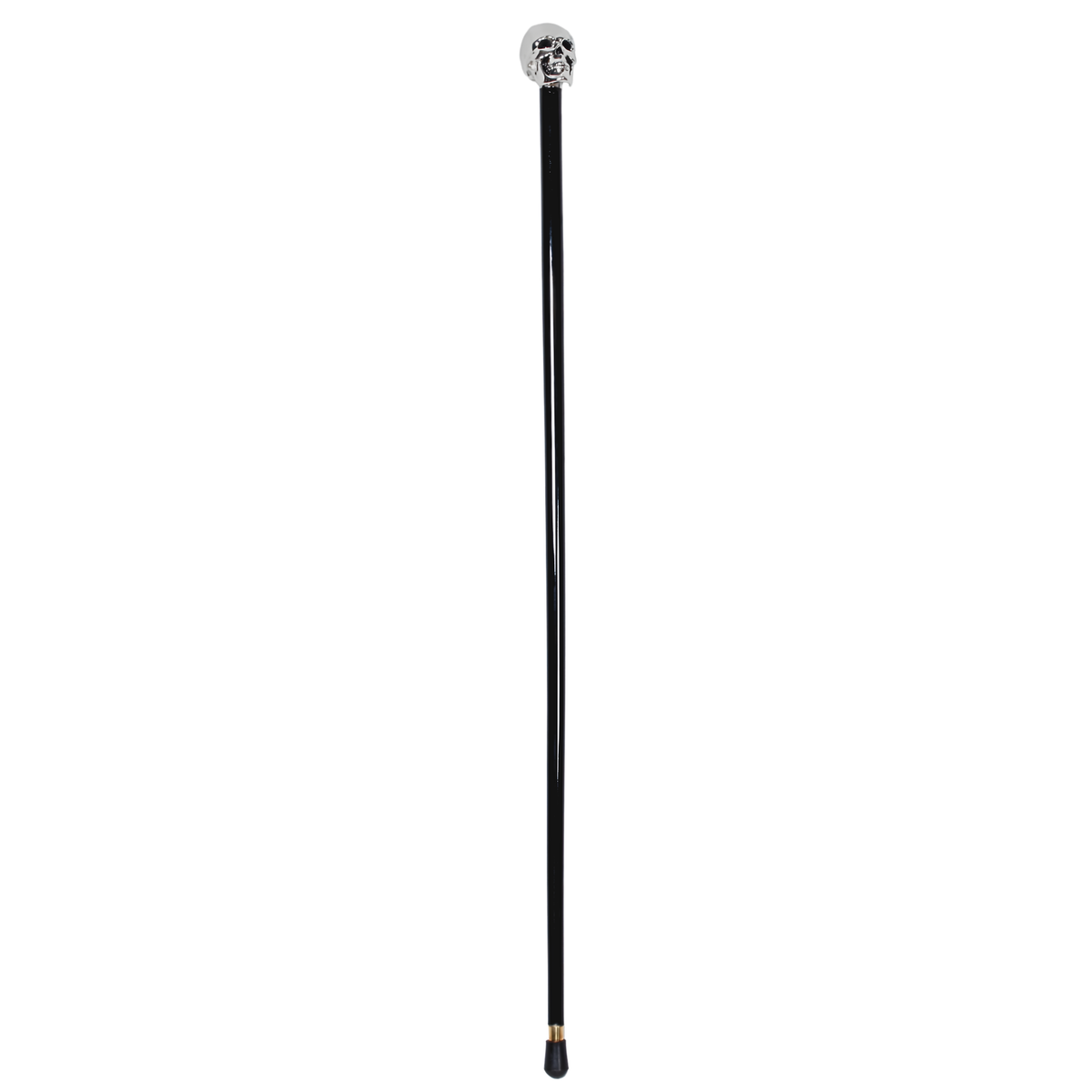 Gothic Silver Skull Cane - Tophatter Daily Deals