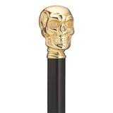 Golden Skull Cane - Tophatter Daily Deals
