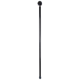 Eerie Yellow-Eyed Skull Walking Cane, 36” Black Maple Shaft - Tophatter Daily Deals