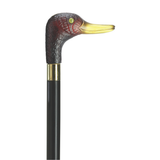 Translucent Duck Walking Cane Red w black shaft - Tophatter Daily Deals