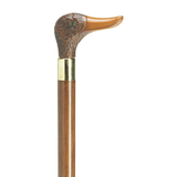 Translucent Duck Walking Cane Ladies Brown w brown shaft - Tophatter Daily Deals