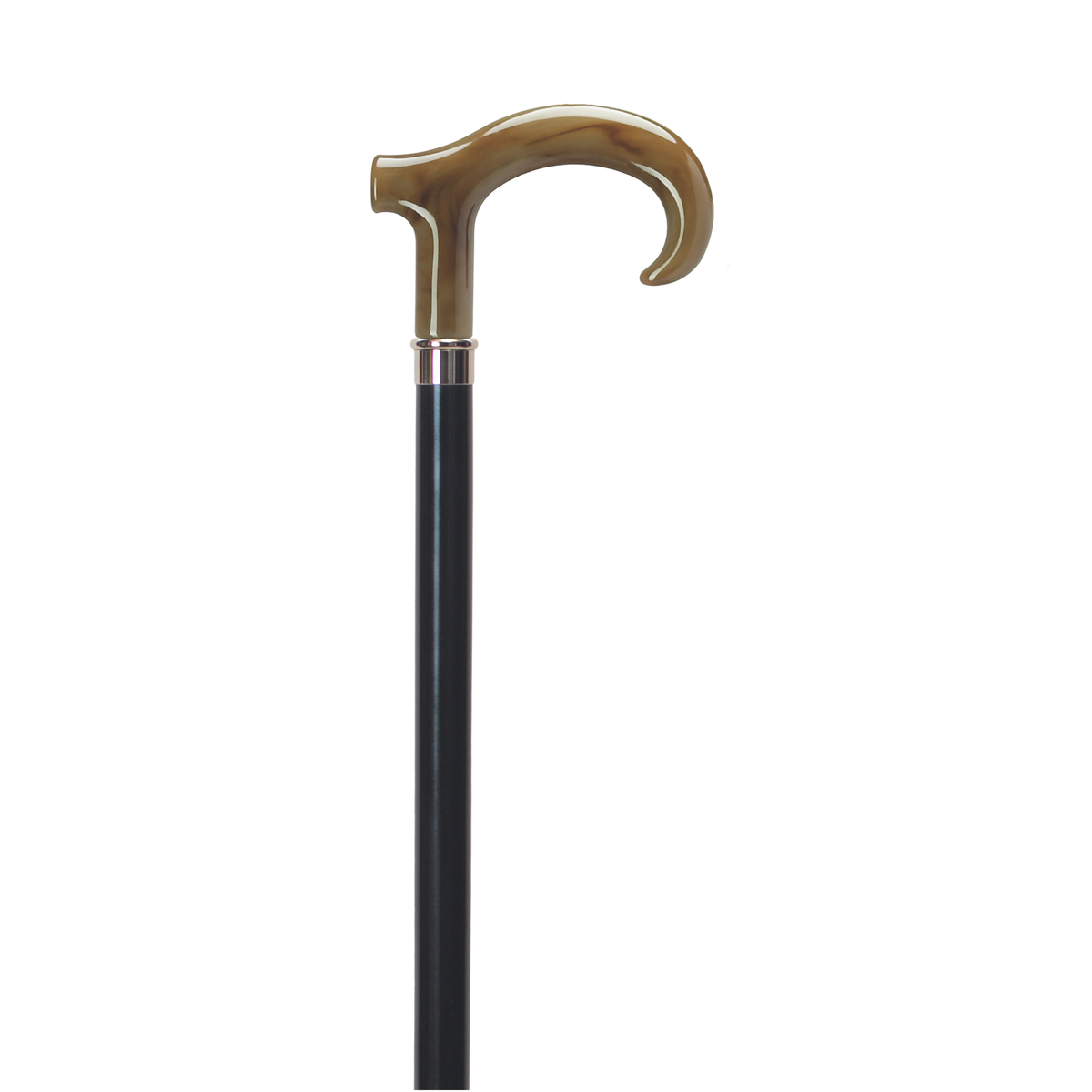 Stylish Italian Derby Cane: Impact-Resistant Handle & Hardwood Shaft Horn - Tophatter Daily Deals