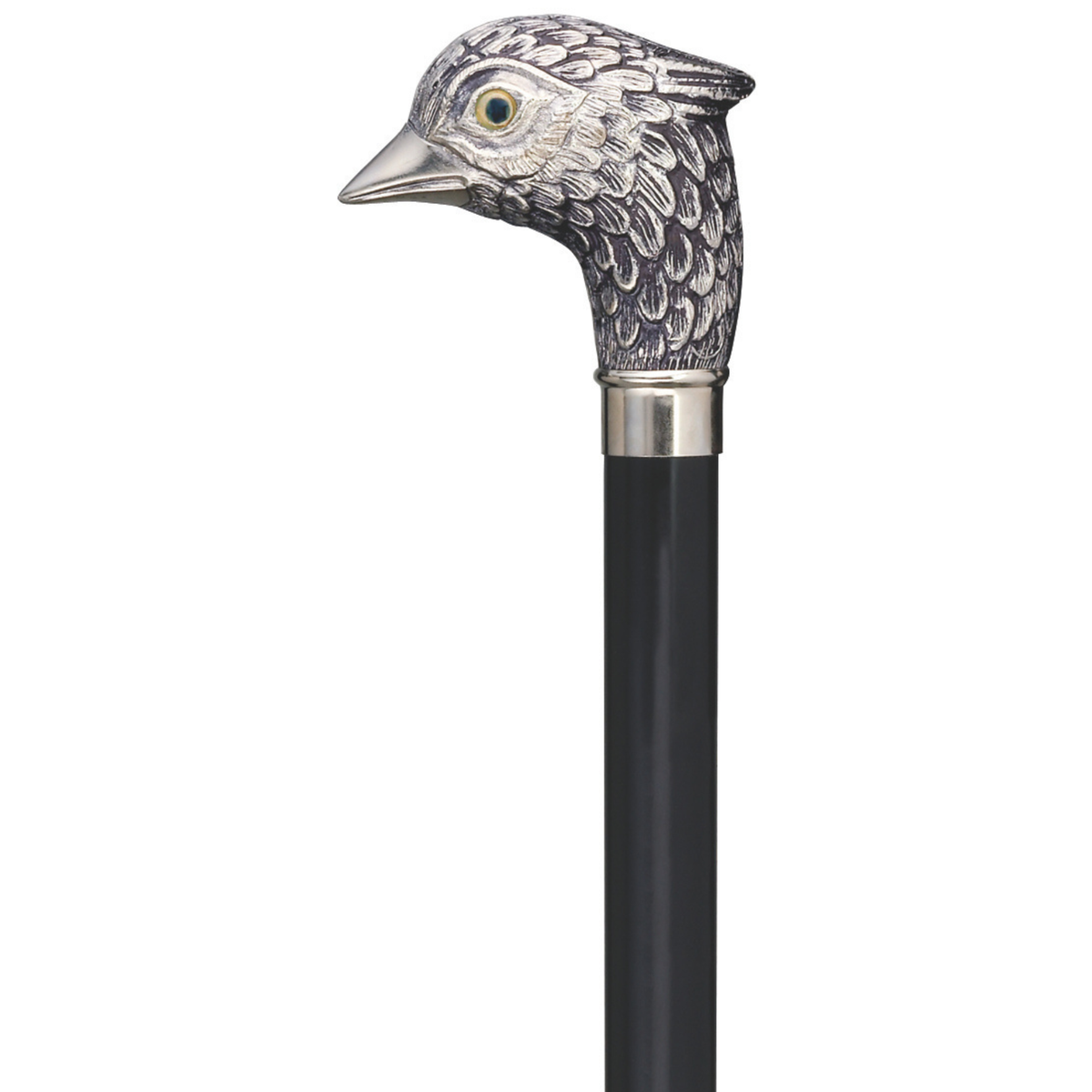 Silver Pheasant Walking Stick - Tophatter Daily Deals