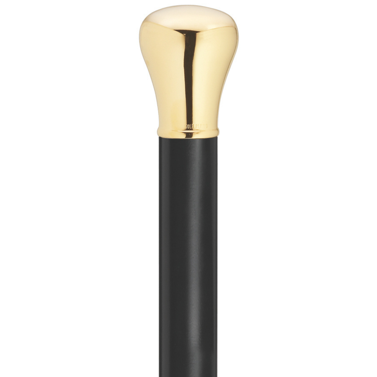 Men's 14K Gold Plate Walking Stick - Tophatter Daily Deals