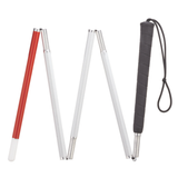 Visually Impaired Six Section Folding Cane-52" - Tophatter Daily Deals