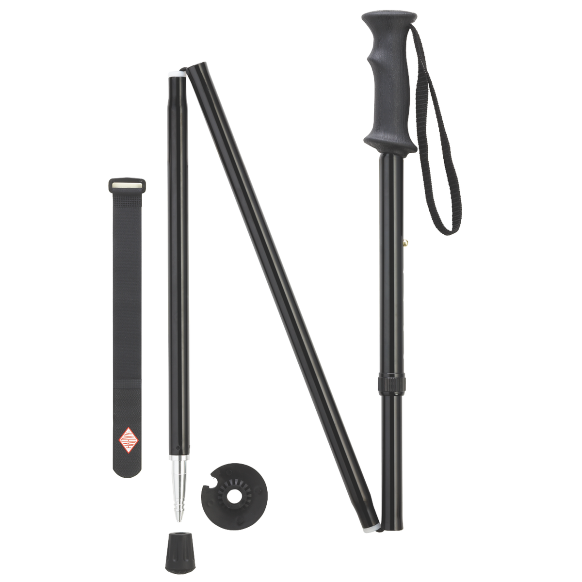 Backcountry Folding Hiking Pole - Black - Tophatter Daily Deals