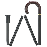 Crook Handle Adjustable Folding Cane - Tophatter Daily Deals