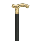 Ladies Embossed Fritz Walking Cane Gold - Tophatter Daily Deals