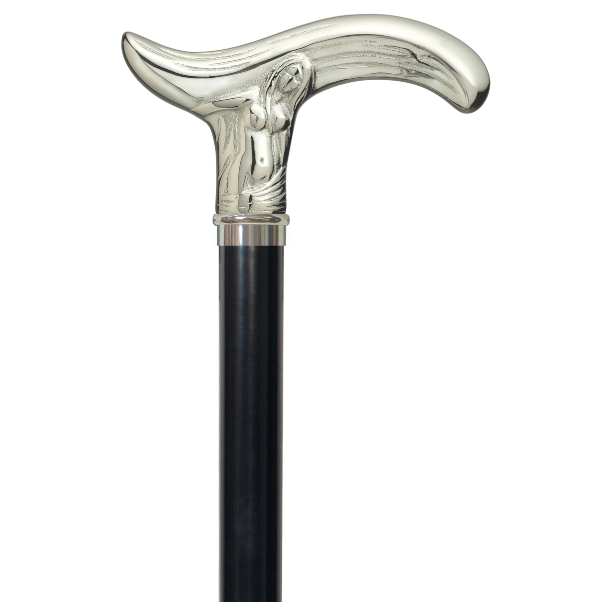 Fair Maiden Brass Cane - Chrome Plated - Tophatter Daily Deals