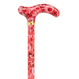 Pink Rose Walking Cane - Tophatter Daily Deals