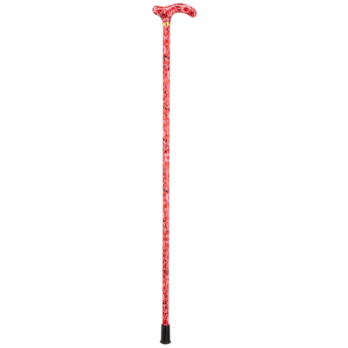 Pink Rose Walking Cane - Tophatter Daily Deals