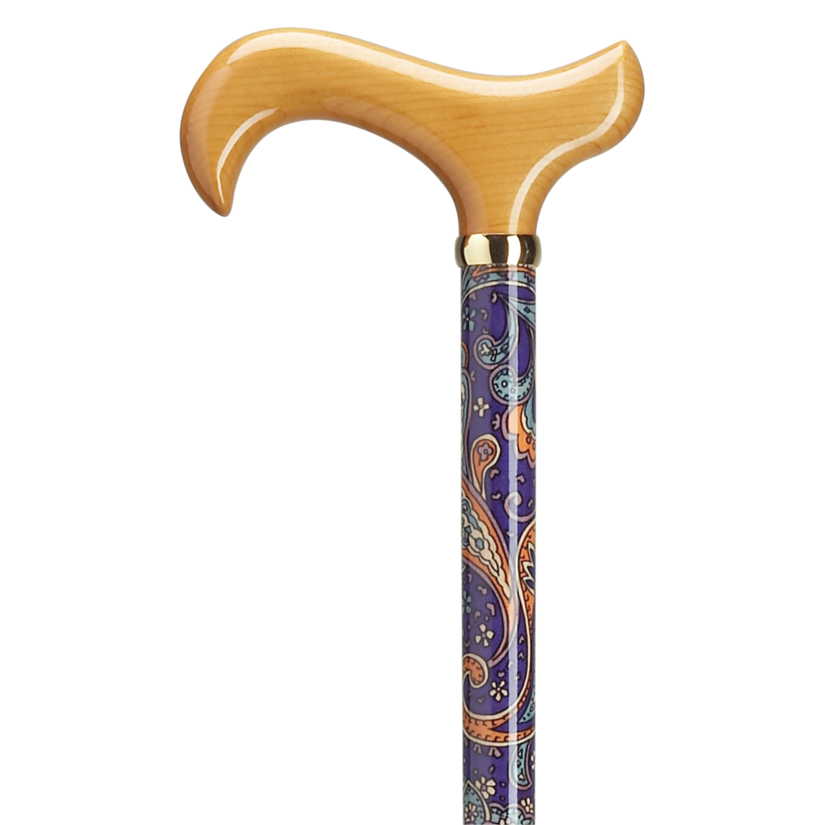 Royal Paisley Walking Cane - Tophatter Daily Deals
