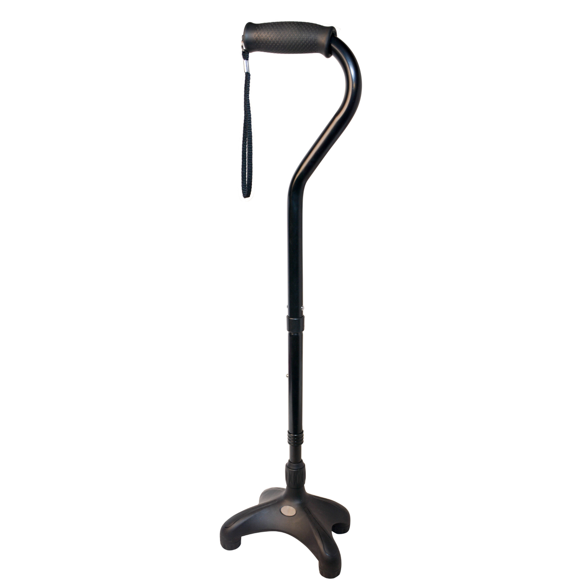 Compact Foldable Quad Cane for Travel & Stability - Tophatter Daily Deals