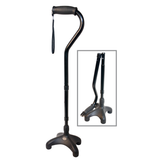 Compact Foldable Quad Cane for Travel & Stability - Tophatter Daily Deals