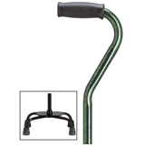 Adjustable Quad Cane with Offset Handle Green Granite Quad - Tophatter Daily Deals