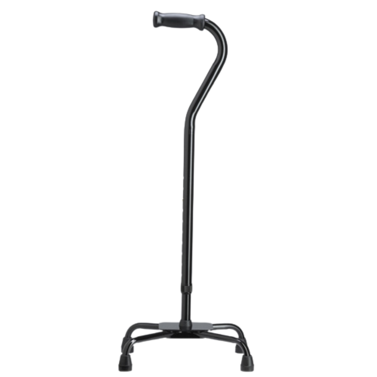 Heavy-Duty Adjustable Steel Quad Cane, 500 lb Capacity - Tophatter Daily Deals