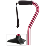 Self-Standing Aluminum Walking Cane with Hypalon Grip & Wrist Strap Rose - Tophatter Daily Deals