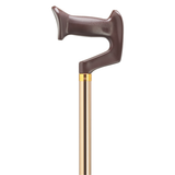 Adjustable Brown Orthopedic Derby Cane - Support and Stability - Tophatter Daily Deals