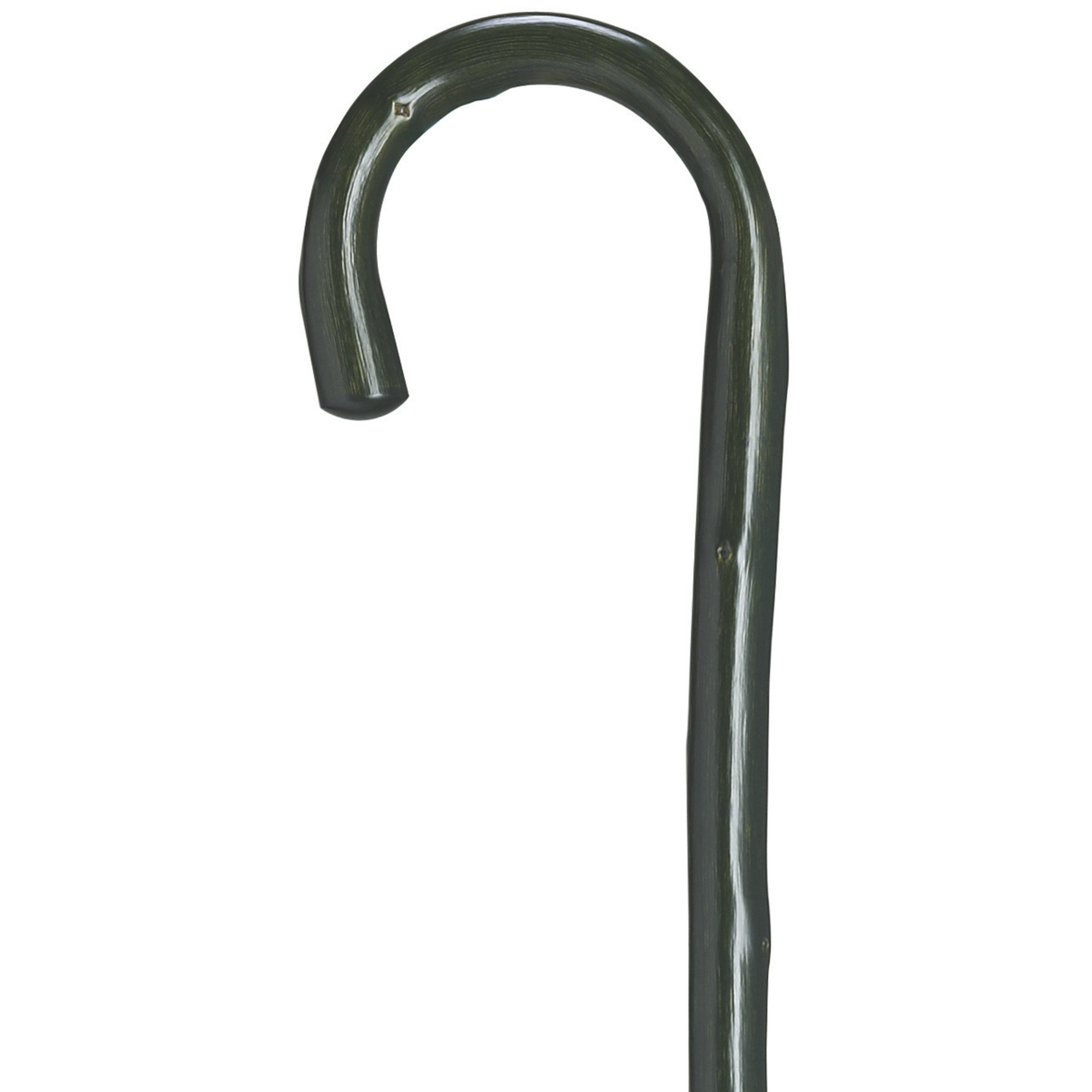 Men's Natural Chestnut Crook Cane-Logan Green - Tophatter Daily Deals