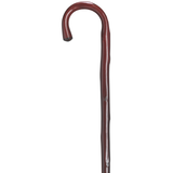 Men's Natural Chestnut Crook Cane-Burgundy - Tophatter Daily Deals