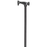 Sleek Black Consort J Walking Cane with Hardwood Shaft - Tophatter Daily Deals