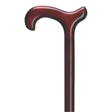 Elegant Maple Derby Cane - Burgundy Finish, German Quality 36 - Tophatter Daily Deals