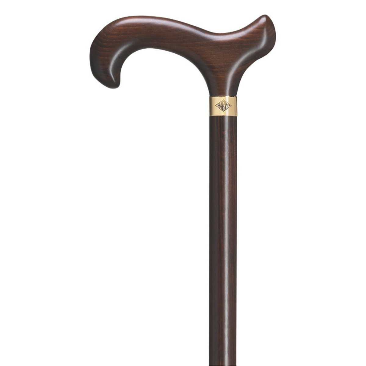 Scorched and Dark Brown Walking Cane - Tophatter Daily Deals