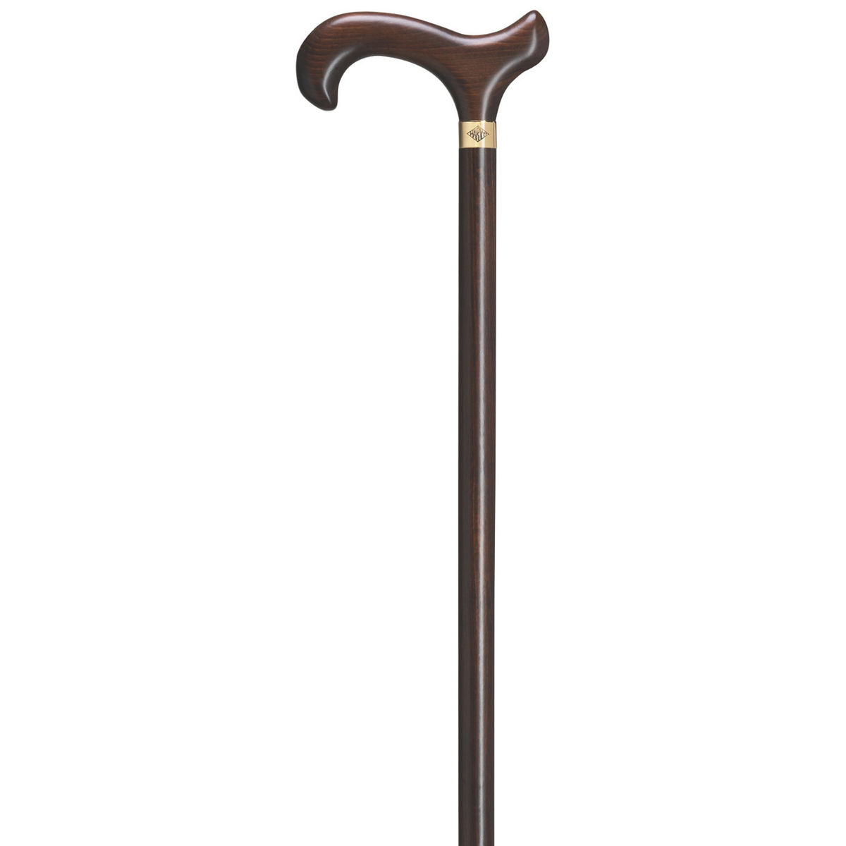 Scorched and Dark Brown Walking Cane - Tophatter Daily Deals