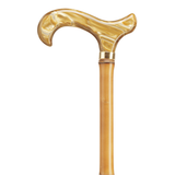 Golden Marbleized Acrylic Derby Cane - Tophatter Daily Deals