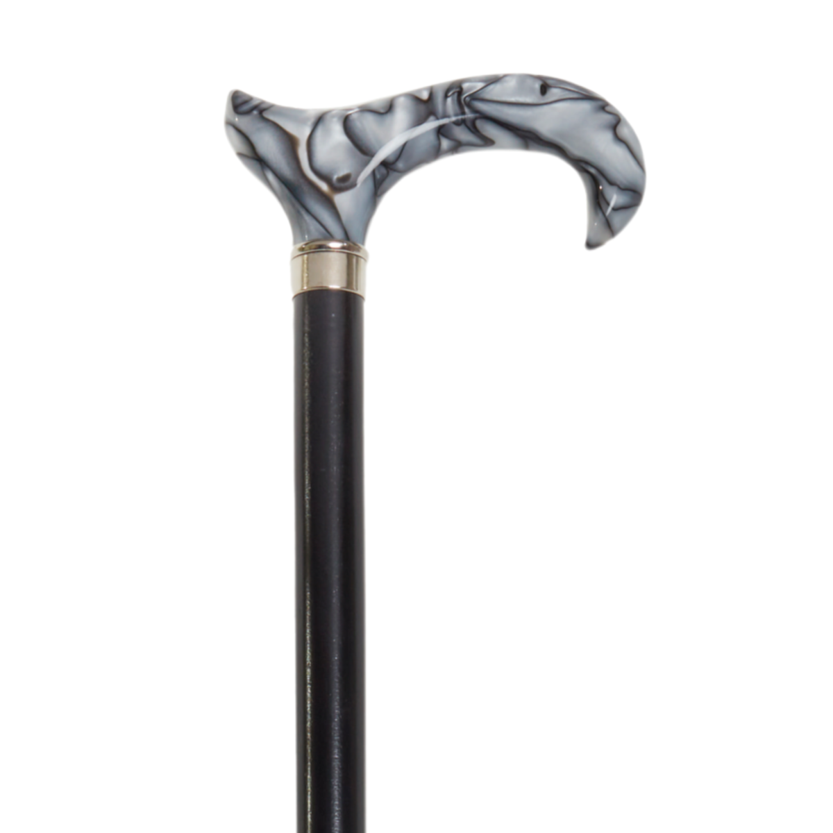 Luster Black Acrylic Derby Cane - Harvy Canes - Tophatter Daily Deals