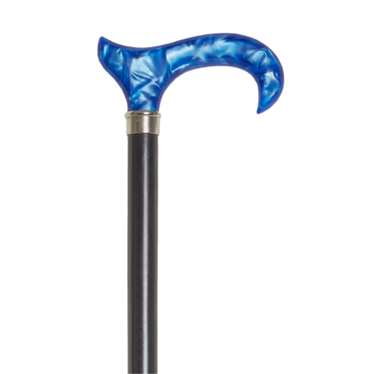 Luster Blue Acrylic Derby Cane - Harvy Canes - Tophatter Daily Deals