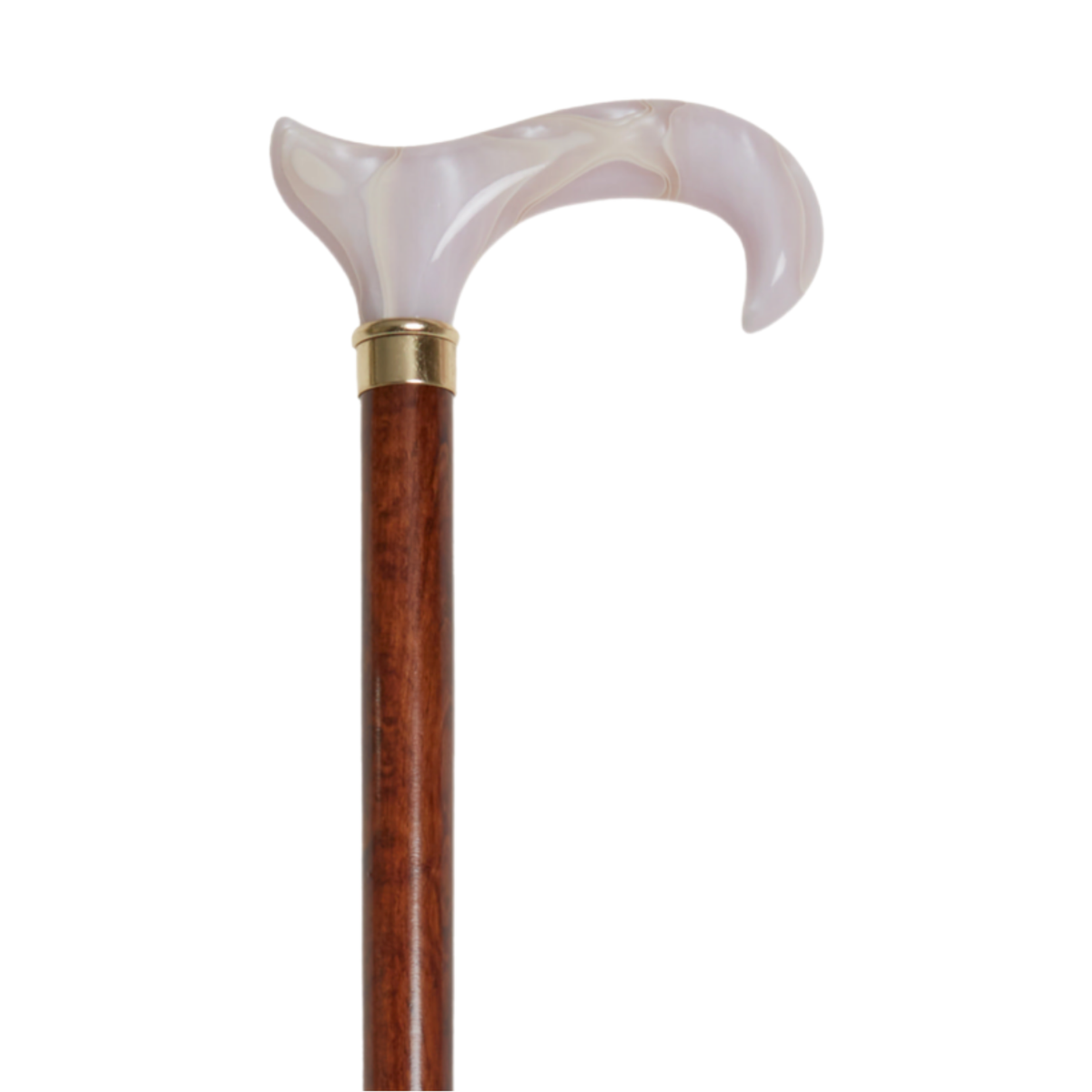 Luster Pink Acrylic Derby Cane - Harvy Canes - Tophatter Daily Deals