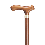 Fritz Scorched Beechwood Walking Cane - Tophatter Daily Deals