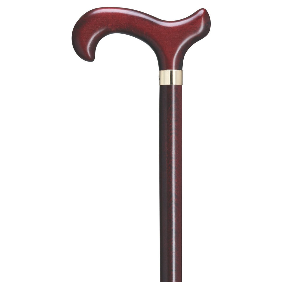 Burgundy Derby Walking Cane Men's - Tophatter Daily Deals
