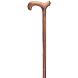 Men's Derby Walking Cane Natural Chestnut, Scorched - Tophatter Daily Deals
